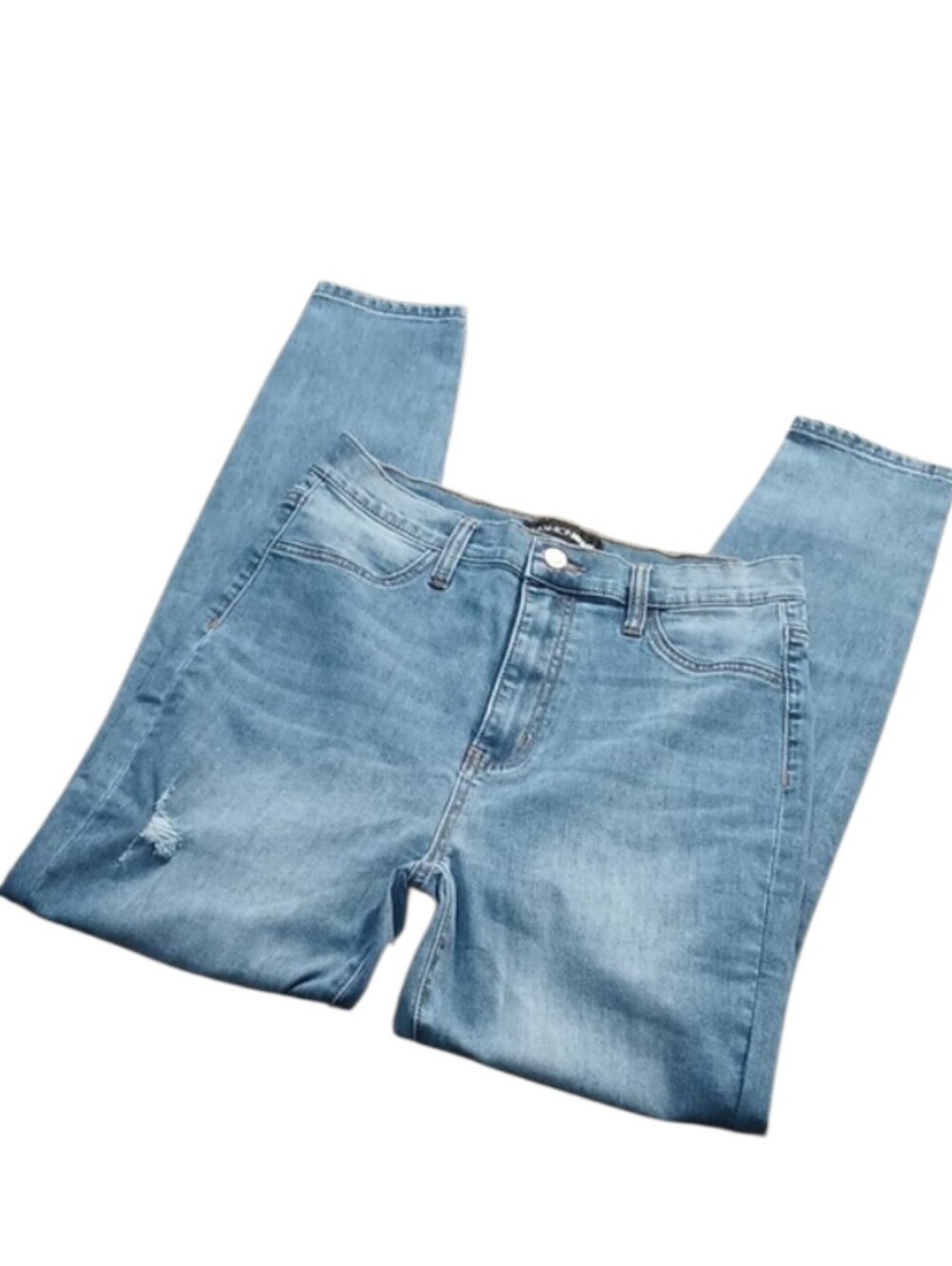 Dakota Ripped High Rise Stretch Skinny Jeans